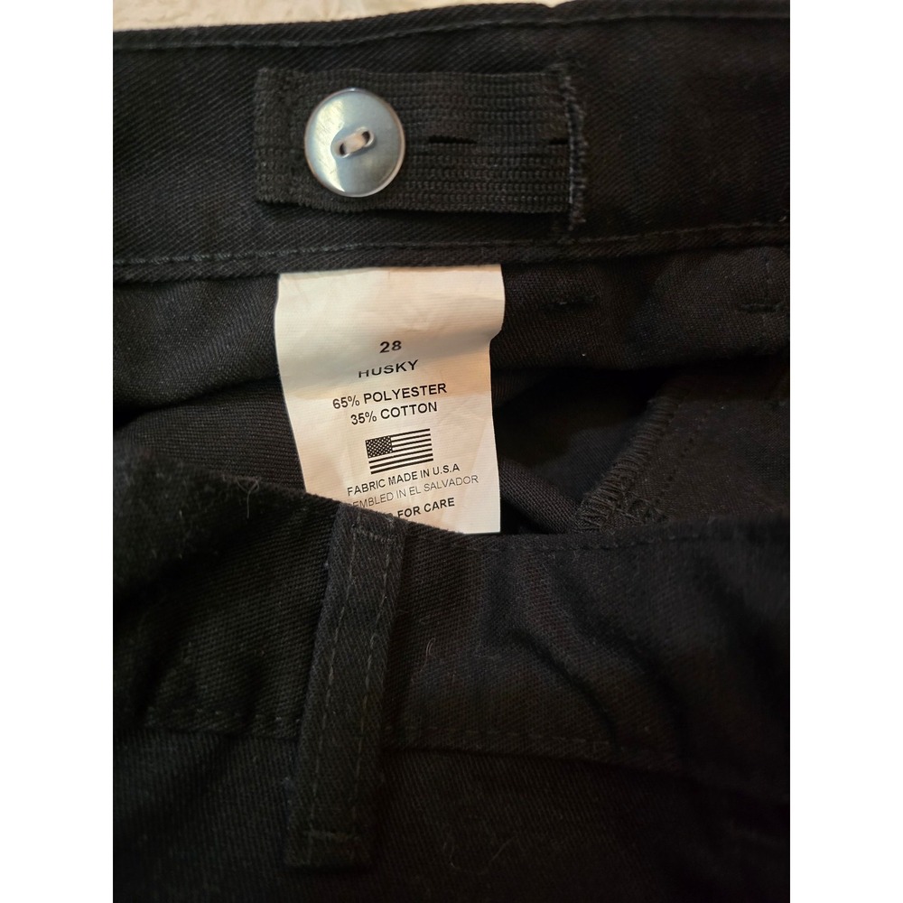 Harris Black Uniform Shorts – Size 28 Husky-Boy's - Picture 3 of 3